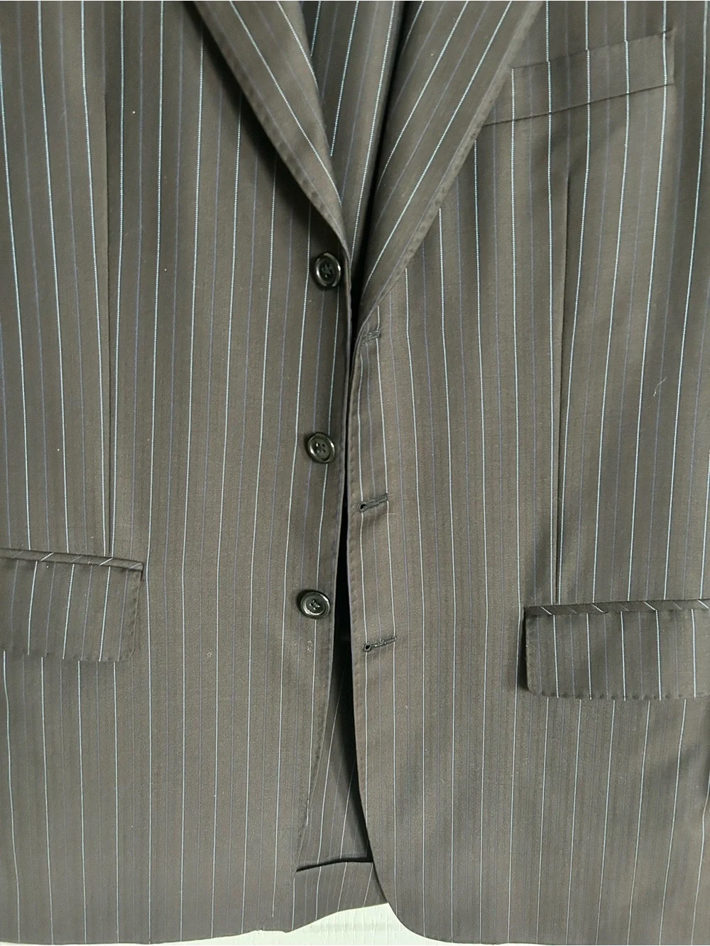 Ermenegildo Zegna y Custom Tailored 2-Piece Suit dark grey– Wool & Silk